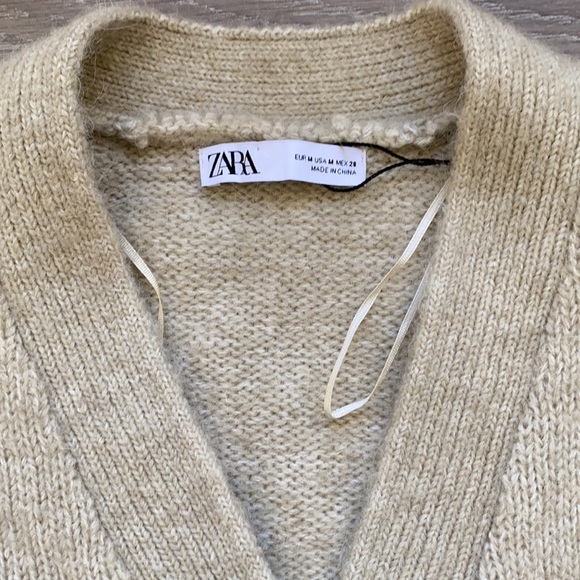 Matching Set - Knit Cardigan Top with Jewel Button - Picture 8 of 15